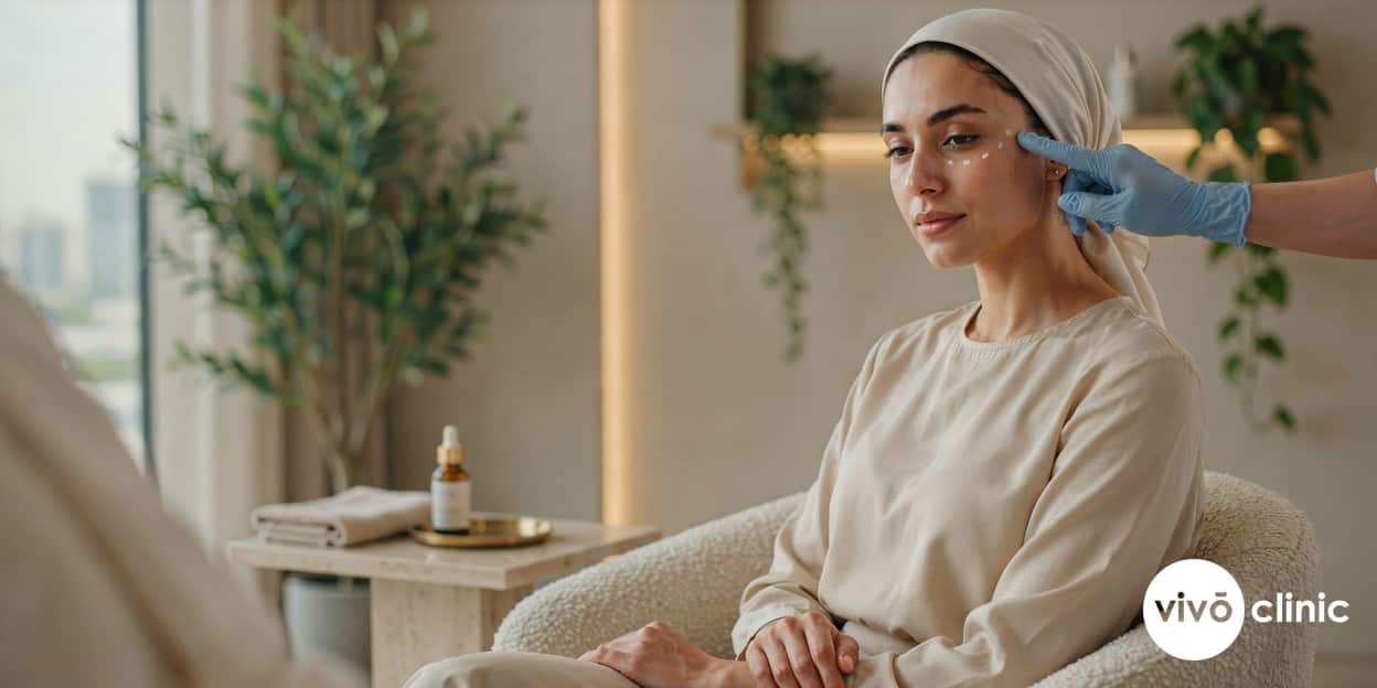 Biorevitalization treatment for hydrated, glowing skin at VIVO Clinic Dubai