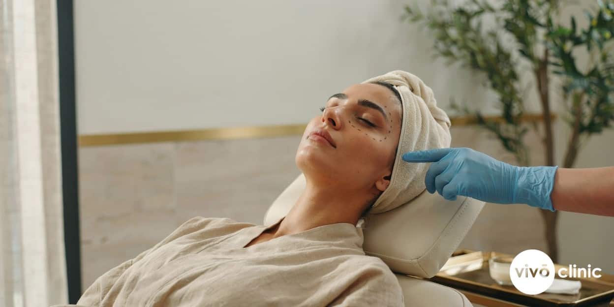Chemical peel treatment for brighter, smoother skin at VIVO Clinic Dubai