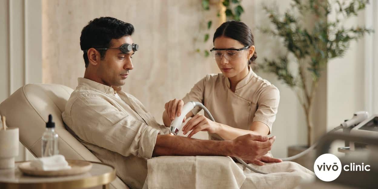 Laser hair removal for smooth, hair-free skin at VIVO Clinic Dubai